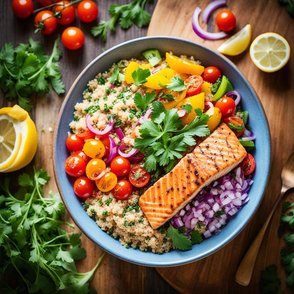 low fodmap salmon recipes quinoa salad