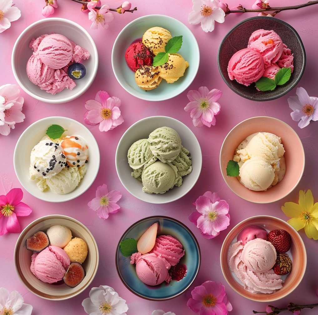 koji ice cream maker recipes flavor assortment